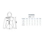 The Intelligentsia hoodies size guide with measurements for chest, length, sleeve, and shoulder in inches for sizes XS to 2XL.